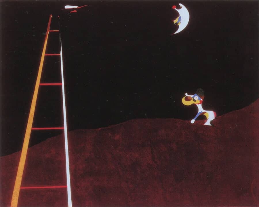 Dog Barking at the Moon, 1926 by Joan Miro