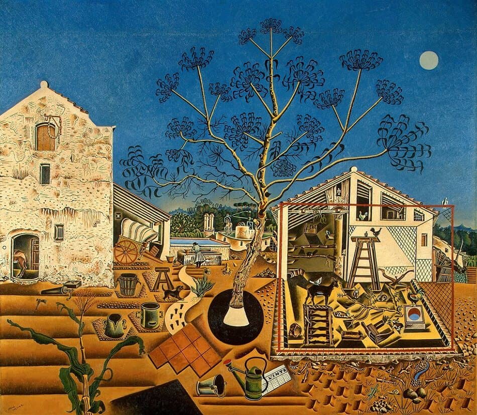 The Farm, 1922 by Joan Miro