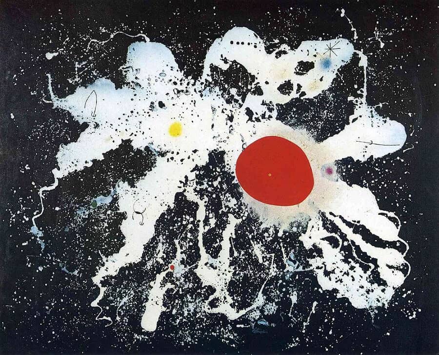 The Red Disk, 1960 by Joan Miro