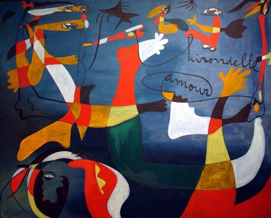 Hirondelle Amour, 1933 by Joan Miro