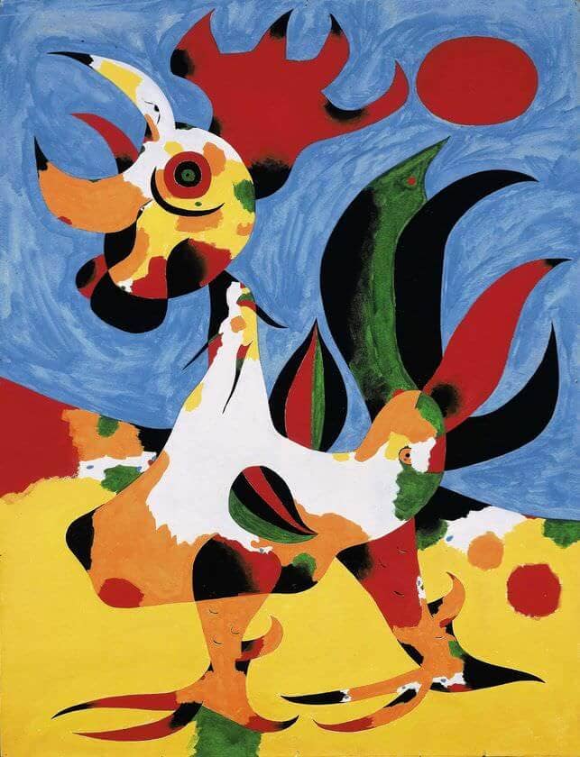 Le Coq, 1949 by Joan Miro