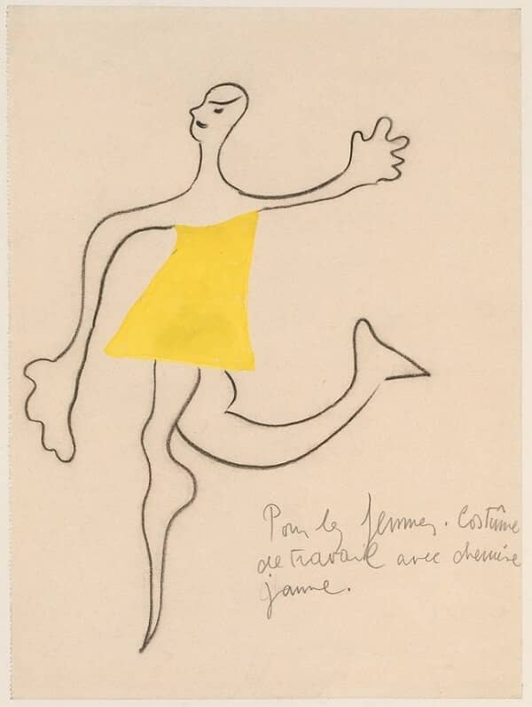 Romeo and Juliet Costume Design, 1926 by Joan Miro