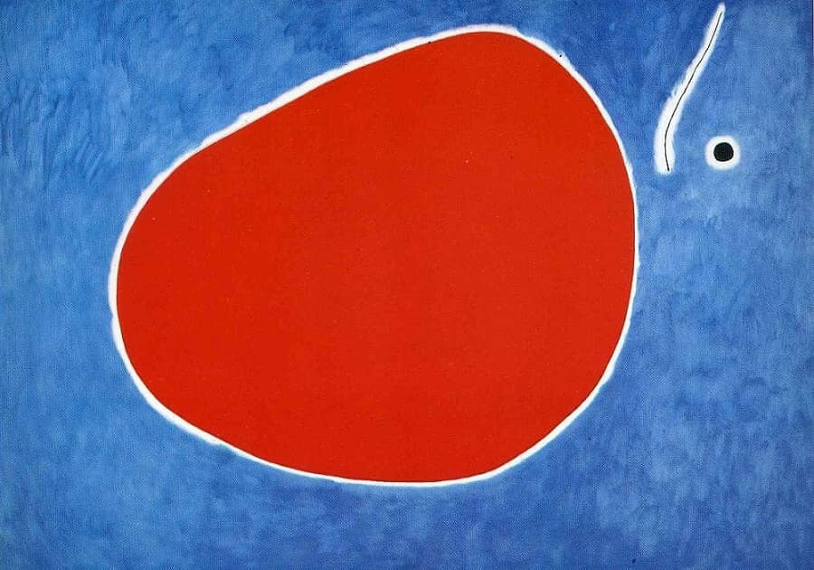 The Flight of the Dragonfly in Front of the Sun, 1968 by Joan Miro