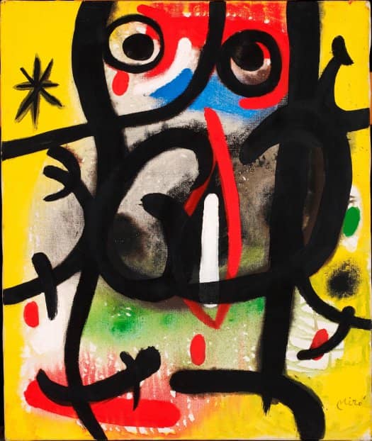 Woman in the Night, 1970 by Joan Miro