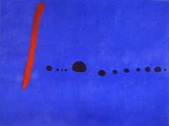 Triptych Bleu I, II, III by Joan Miro