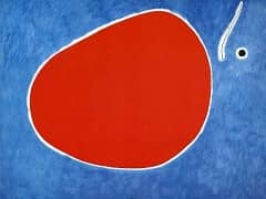 The Flight of the Dragonfly in Front of the Sun by Joan Miro
