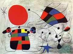 The Smile of the Flamboyant Wings by Joan Miro